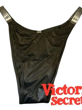 Victoria's Secret Black Very Sexy Brazilian Bikini Bottom